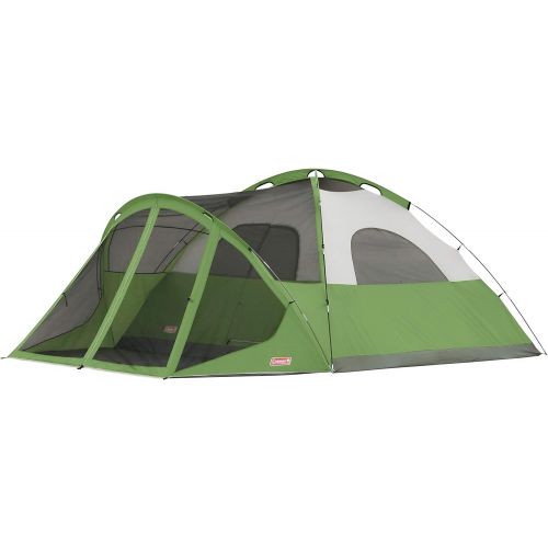 콜맨 Coleman Dome Tent with Screen Room | Evanston Camping Tent with Screened-In Porch