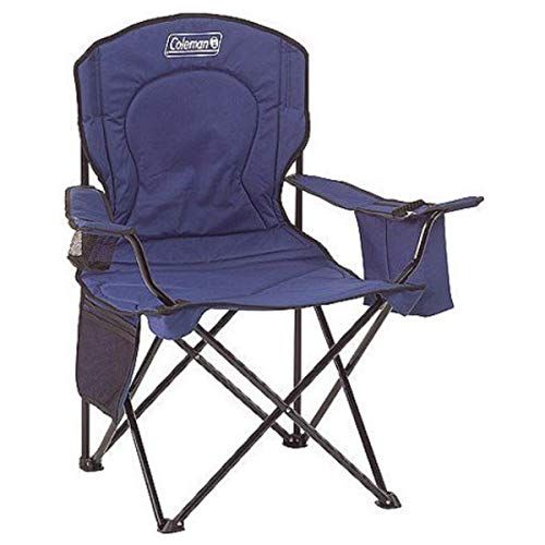 콜맨 Coleman Oversized Quad Chair with Cooler Pouch (Blue/Set of 2)