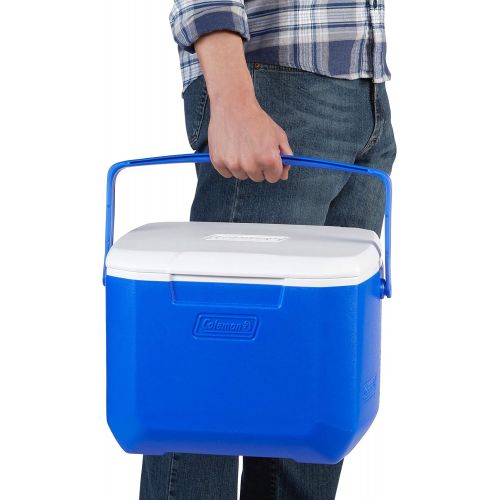 콜맨 Coleman Cooler| 16-Quart Portable Cooler |EZ-Clean Excursion Cooler Ideal for Picnics and Barbecues