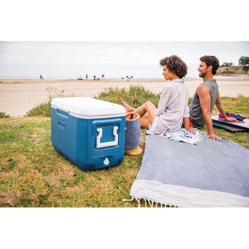 콜맨 Coleman 70-Quart Xtreme 5-Day Heavy-Duty Cooler, Blue