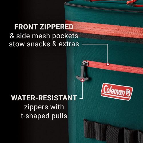 콜맨 Coleman Soft Cooler Bag | High-Performance Leak-Proof Soft Cooler | Portable Beverage Cooler