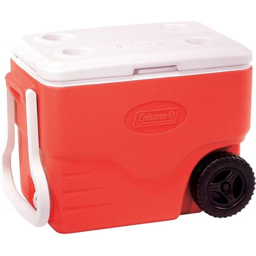 콜맨 Coleman 40-Quart Wheeled Cooler