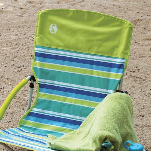 콜맨 Coleman Camping Chair Lightweight Utopia Breeze Beach Chair Outdoor Chair with Low Profile