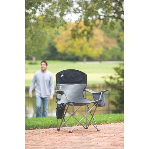 콜맨 Coleman Camping Chair with Built-in 4 Can Cooler