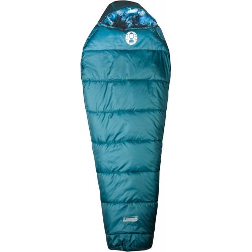 콜맨 Coleman Kids 30 Degree Sleeping Bag, Blue Bandit