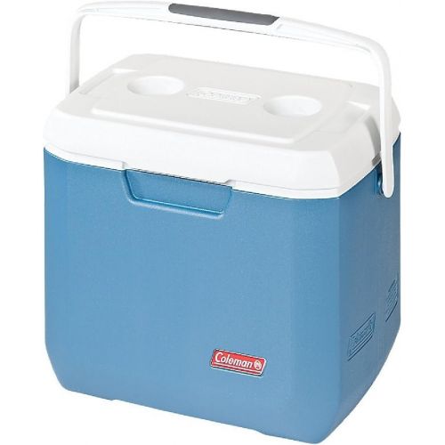 콜맨 Coleman 3000005350 Cooler, 28 quart, Blue/White