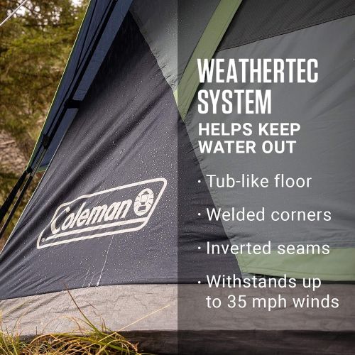 콜맨 Coleman Skydome Camping Tent with Dark Room Technology