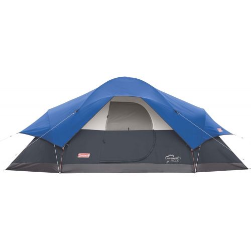 콜맨 Coleman 8-Person Tent for Camping Red Canyon Car Camping Tent