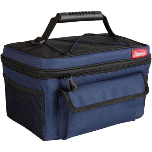 콜맨 Coleman C006 Soft 9 Can Man Cooler, Blue/Black