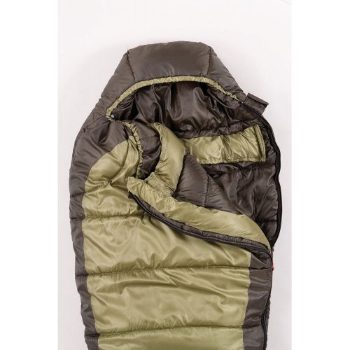 콜맨 Coleman 0°F Mummy Sleeping Bag for Big and Tall Adults | North Rim Cold-Weather Sleeping Bag