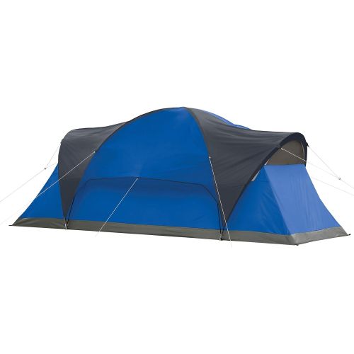 콜맨 Coleman Camping Tent 8 Person Montana Cabin Tent with Hinged Door