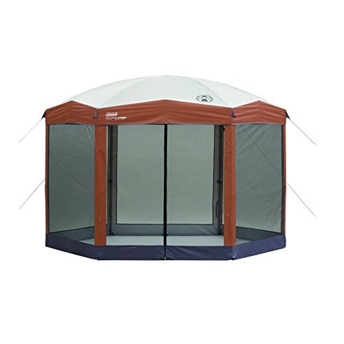 콜맨 Coleman Screened Canopy Tent with Instant Setup Back Home Screenhouse Sets Up in 60 Seconds