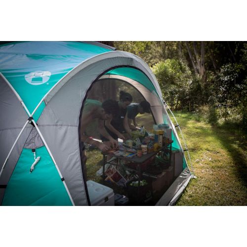 콜맨 Coleman Event Dome Gazebo, Sturdy Party Tent with Steel Rods, Gazebo, Event Tent, Sun Protection SPF 50+