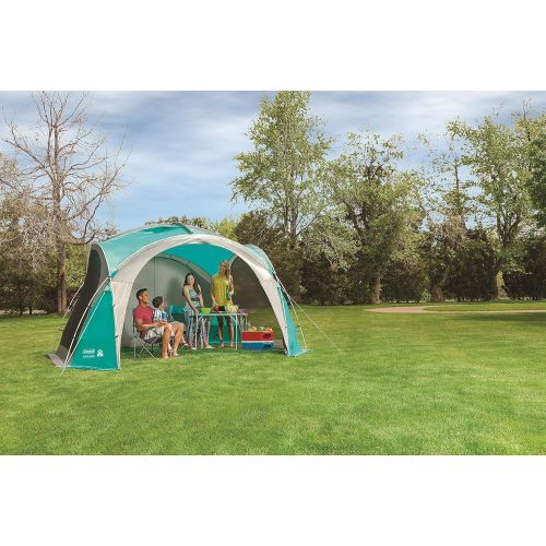 콜맨 Coleman Event Dome Gazebo, Sturdy Party Tent with Steel Rods, Gazebo, Event Tent, Sun Protection SPF 50+