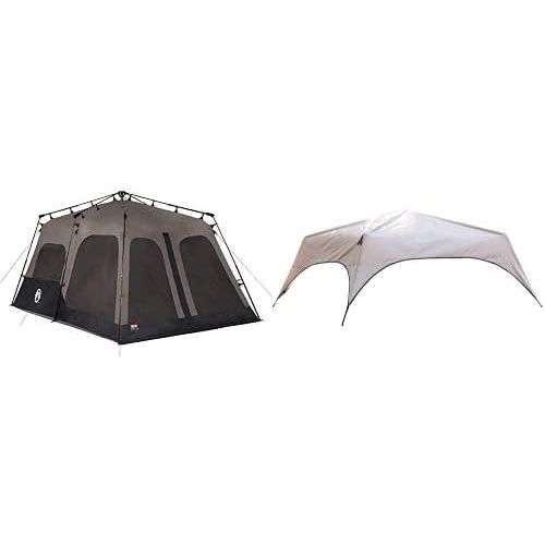 콜맨 Coleman 8-Person Instant Tent (14x10) and Coleman 8-Person Instant Tent Rainfly Accessory Bundle