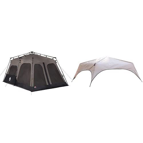 콜맨 Coleman 8-Person Instant Tent (14x10) and Coleman 8-Person Instant Tent Rainfly Accessory Bundle