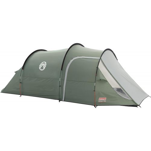 콜맨 Coleman Tent Coastline 3 Plus, Compact 3 Man Tent, also Ideal for Camping in the Garden, 3 Person Tunnel Tent, Light Trekking and Camping Tent with Awning, Waterproof