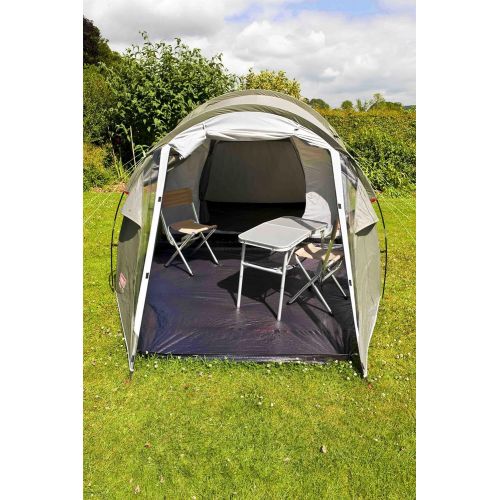 콜맨 Coleman Tent Coastline 3 Plus, Compact 3 Man Tent, also Ideal for Camping in the Garden, 3 Person Tunnel Tent, Light Trekking and Camping Tent with Awning, Waterproof