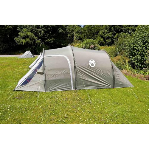 콜맨 Coleman Tent Coastline 3 Plus, Compact 3 Man Tent, also Ideal for Camping in the Garden, 3 Person Tunnel Tent, Light Trekking and Camping Tent with Awning, Waterproof