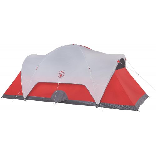 콜맨 Coleman 16 x 7 8 Person Dome Tent, with Hinged Door