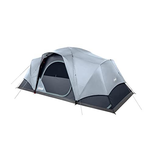 콜맨 Coleman Skydome Camping Tent?XL 8-Person Tent with LED Lighting
