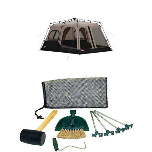 콜맨 Coleman 8-Person Instant Tent (14x10) and Coleman Tent Kit