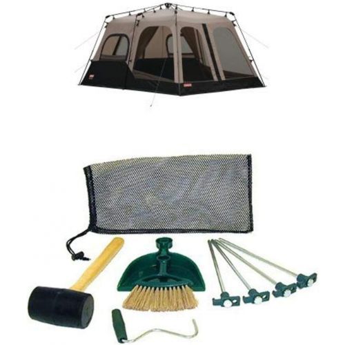 콜맨 Coleman 8-Person Instant Tent (14x10) and Coleman Tent Kit