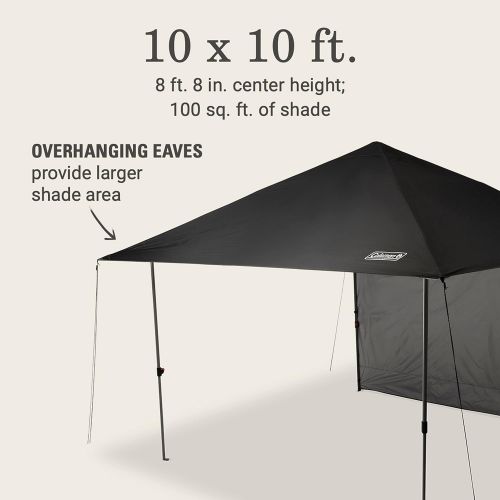 콜맨 Coleman Shade Canopy?Oasis Lite 10 x 10 Canopy Tent with Sun Wall