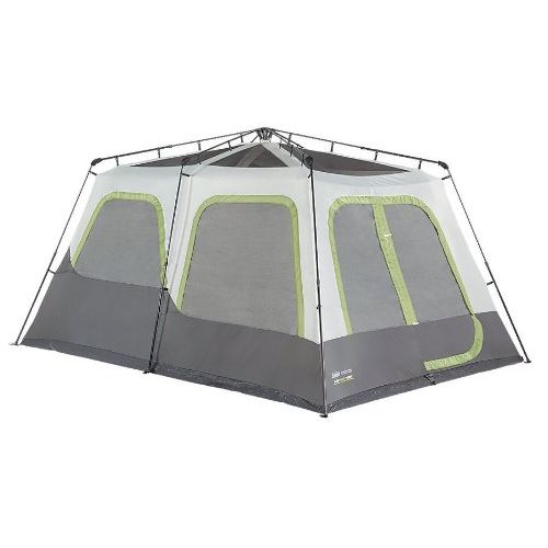 콜맨 Coleman Company Signature Instant Cabin 10 Person Classic Tent, Black/Grey