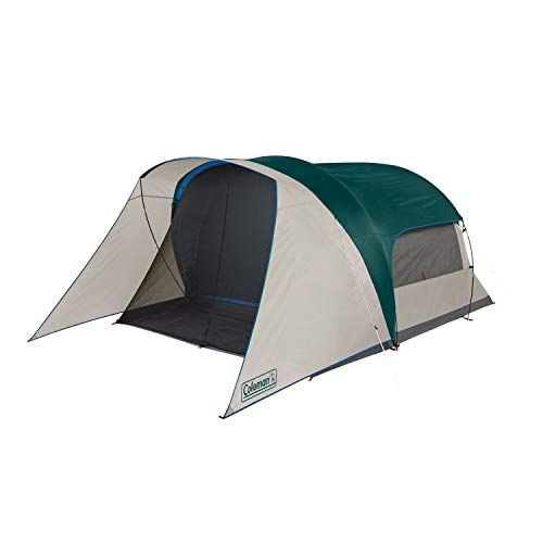 콜맨 Coleman Cabin Camping Tent with Weatherproof Screen Room