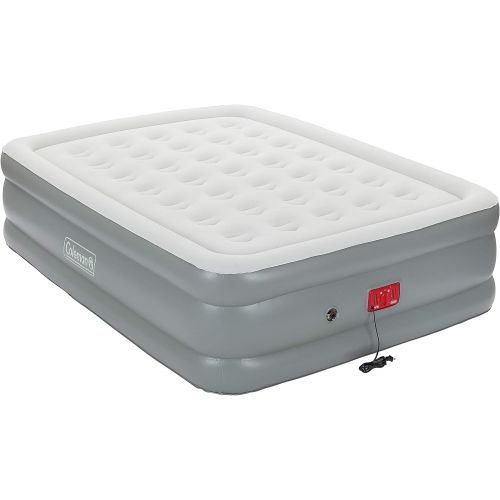 콜맨 Coleman Air Mattress with Built-in Pump | SupportRest Elite Double-High Inflatable Air Bed, Queen