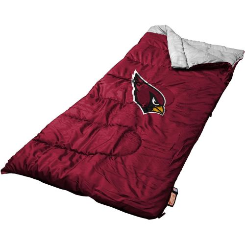 콜맨 Coleman NFL Arizona Cardinals Sleeping Bag, Large, Team Color