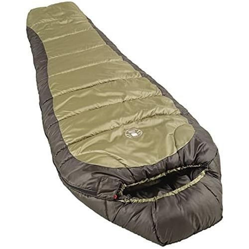 콜맨 Coleman 0°F Mummy Sleeping Bag for Big and Tall Adults | North Rim Cold-Weather Sleeping Bag