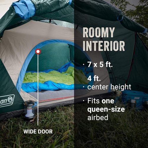 콜맨 Coleman Camping Tent Skydome Tent with Full Fly Vestibule