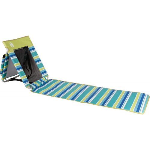 콜맨 Coleman Beach Ground Mat in Citrus Stripe