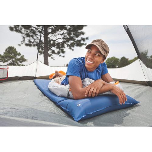 콜맨 Coleman Self-Inflating Camping Pad with Pillow , Blue