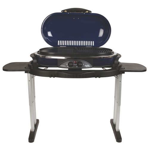 콜맨 Coleman RoadTrip LX Portable Stand Up Propane Grill, Black