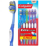 [무료배송]Colgate Extra Clean Toothbrush, Full Head, Soft - 6 Count