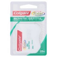 Colgate Total Size 25m Mint Dental Floss 1pc ,pack of 6