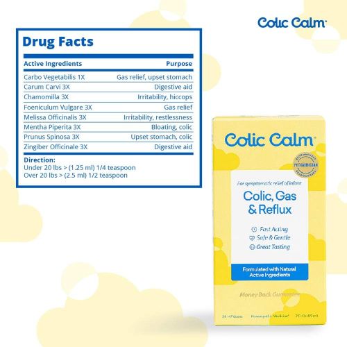  [아마존베스트]Colic Calm Homeopathic Gripe Water, Relief of Gas, Colic and Upset Stomach