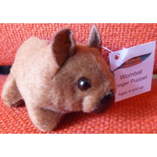  Collectibles AUSTRALIAN ANIMAL GIFT WOMBAT Soft Material FINGER PUPPET Pack of 10