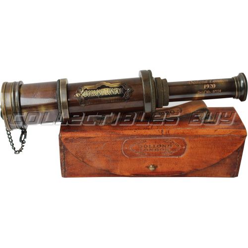  [아마존베스트]Vintage Ship Brass Telescope Marine Sailor Watching And Trekking Royal Navy Device Maritime Designer Nautical Replica 2017