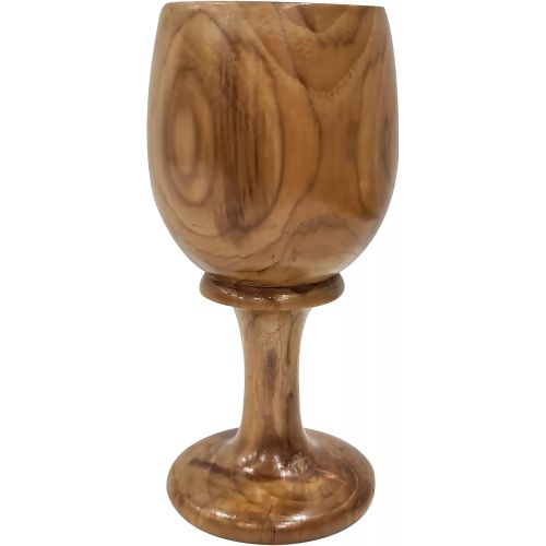  [아마존베스트]CollectiblesBuy Antique Style Handmade Wooden Goblet Wine Cup Wood Chalice Drinking Cup For Party Favors & Housewarming