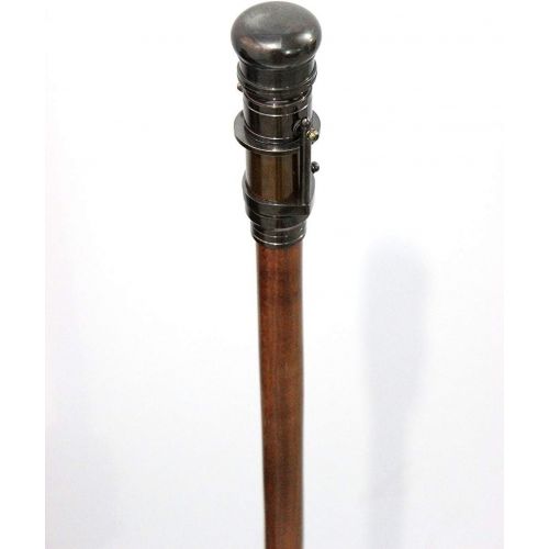  [아마존베스트]CollectiblesBuy Hollywood Walking Stick Collectors Telescope Wooden Walk Cane Marine Prop