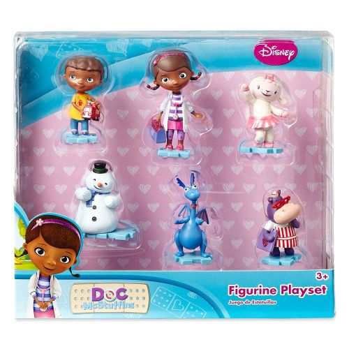  Collection Disney Doc McStuffins 6 piece Figure Set includes Doc Donny Lambie Stuffy Chilly and Hallie