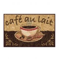 Collections Etc Cafe Au Lait Cushion Kitchen Floor Mat, 20X40