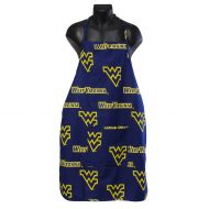 College Covers West Virginia Mountaineers Tailgating or Grilling Apron with 9 Pocket, Fully Adjustable Neck, One Size, Team Colors