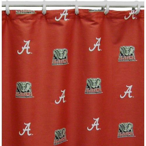  College Covers Alabama Crimson Tide Shower Curtain Cover, 72 x 70