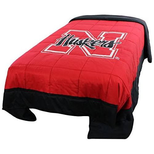  College Covers Nebraska Cornhuskers 2 Sided Reversible Comforter, Full