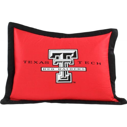  College Covers Texas Tech Red Raiders Reversible Comforter Set - Twin